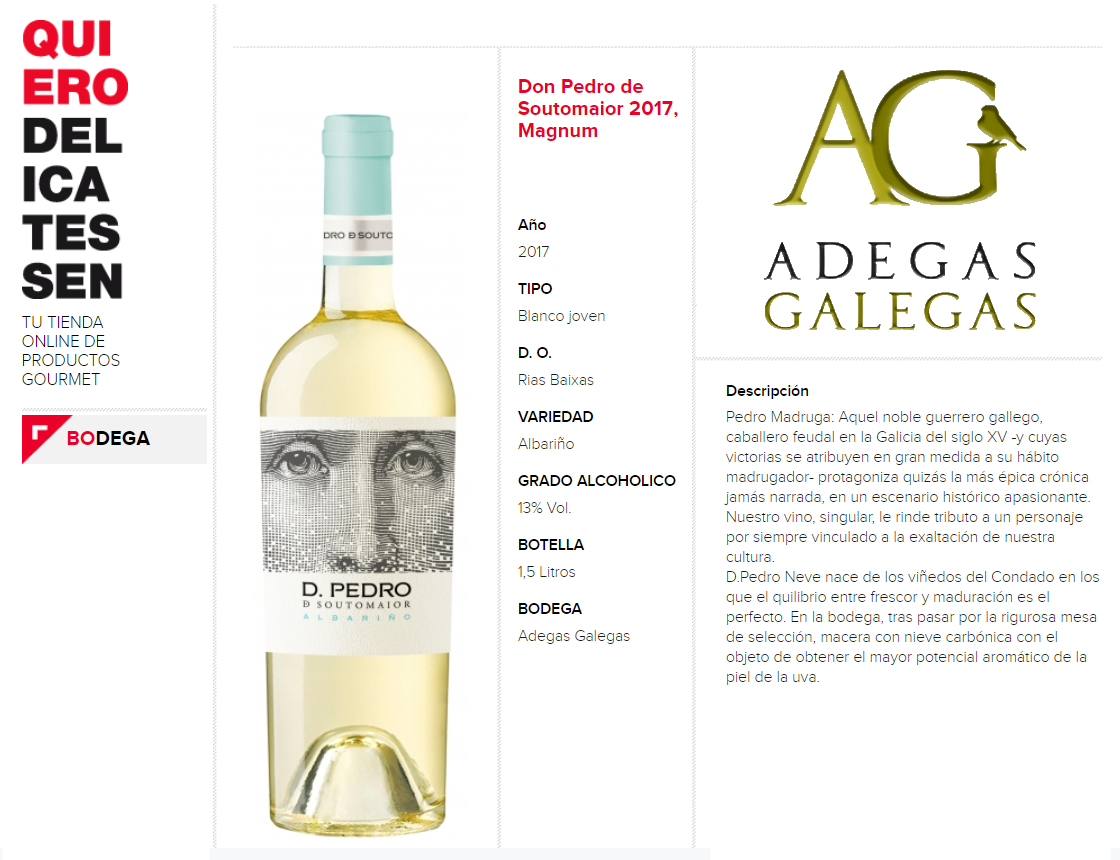 adegas galegas - vino - vinos - quiero - delicatessen