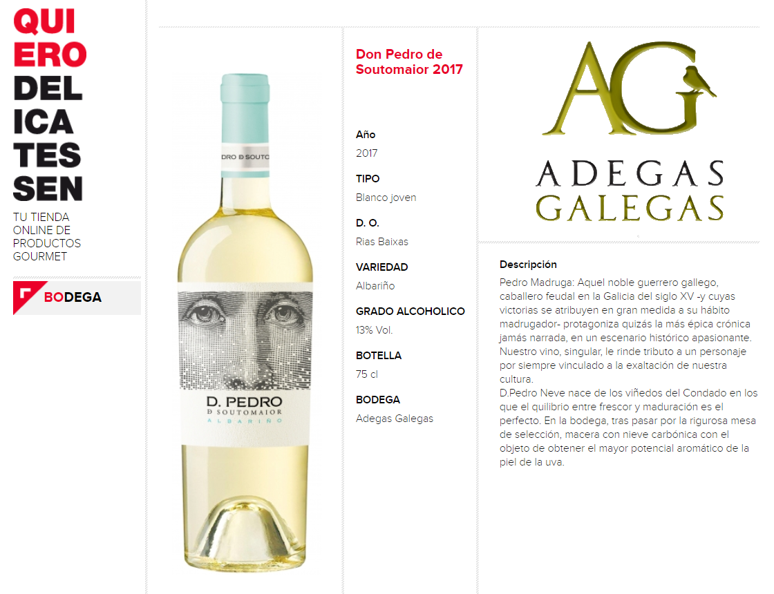 adegas galegas - vino - vinos - quiero - delicatessen