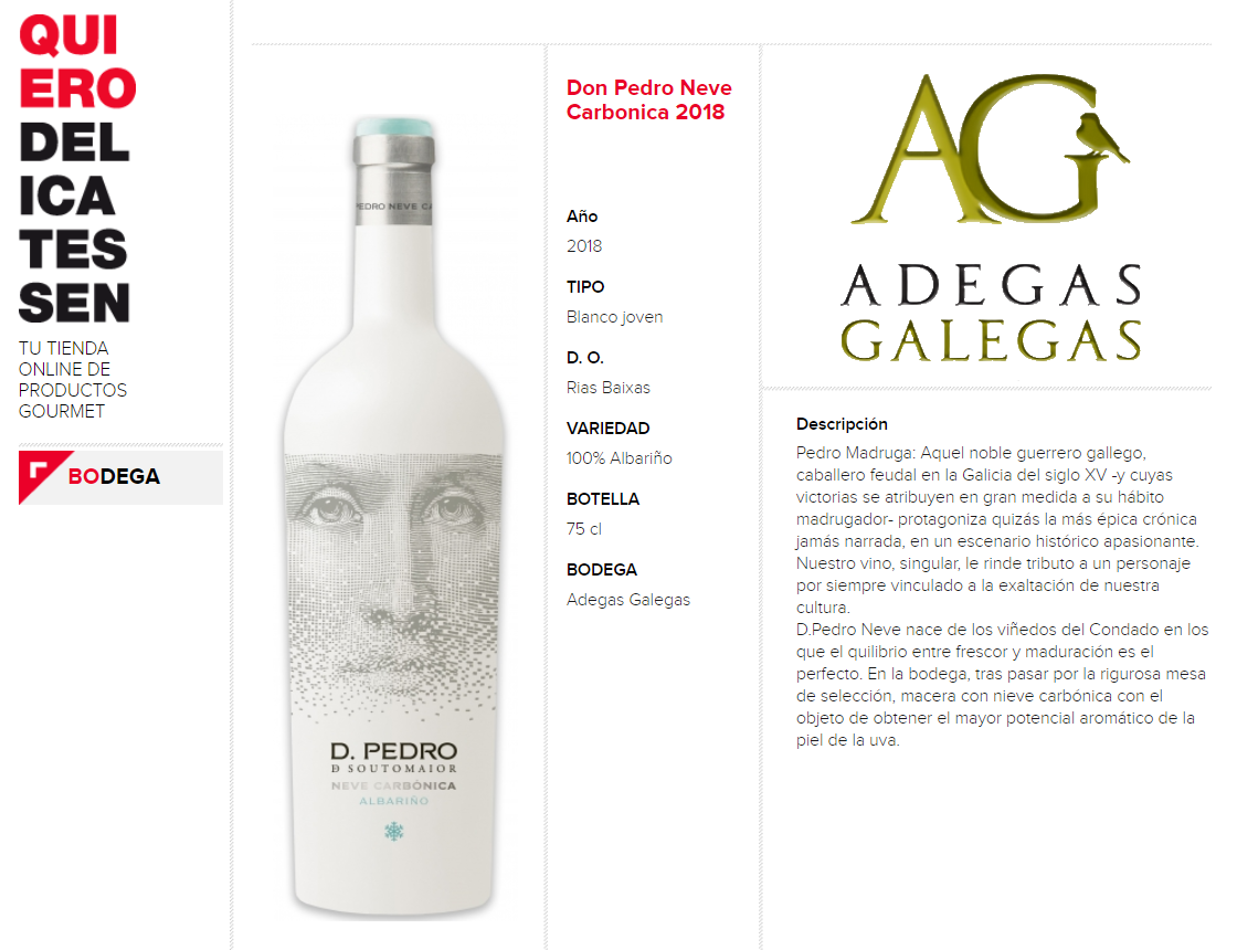 adegas galegas - vino - vinos - quiero - delicatessen