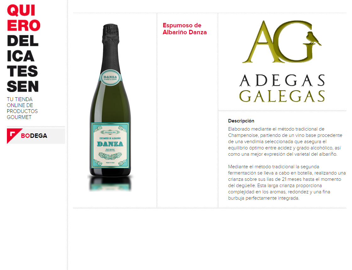 adegas galegas - vino - vinos - quiero - delicatessen