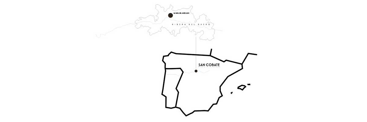 Mapa de ubicación de la bodega San Cobate