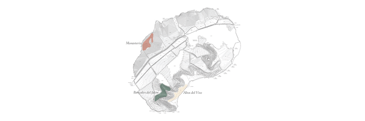 Mapa de las parcelas de San Cobate