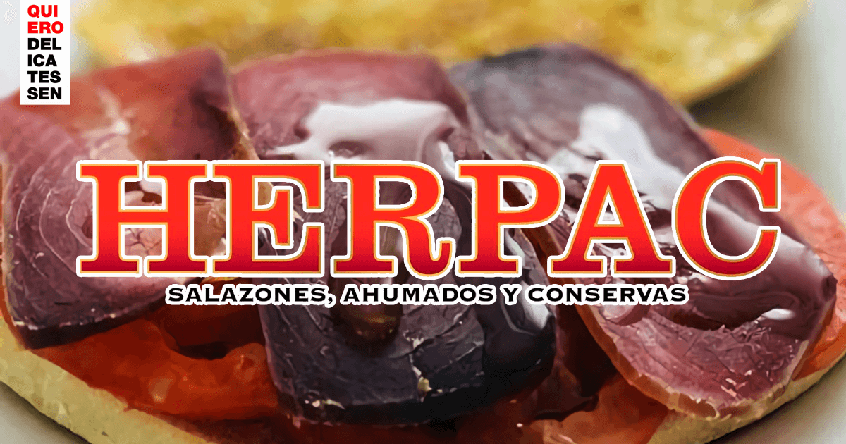 Fotografía de producto o de presentación de un plato con los productos Herpac.Salazones conservas y ahumados de Barbate - Herpac - Atun - atun rojo - mojama - hueva - cadiz - almadraba - quiero delicatessen - villena - alicante