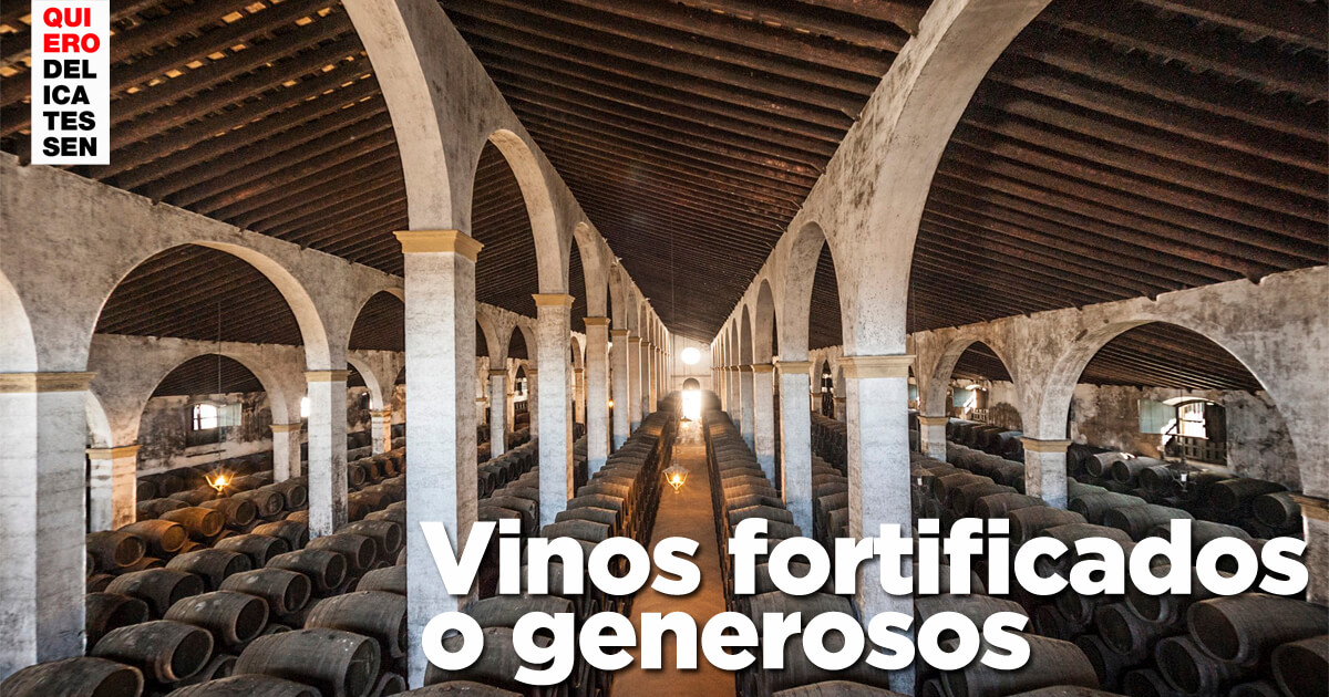 Fotografía de una bodega - vinos fortificados - vinos generosos - vinos de jerez - quiero delicatessen - villena - alicante