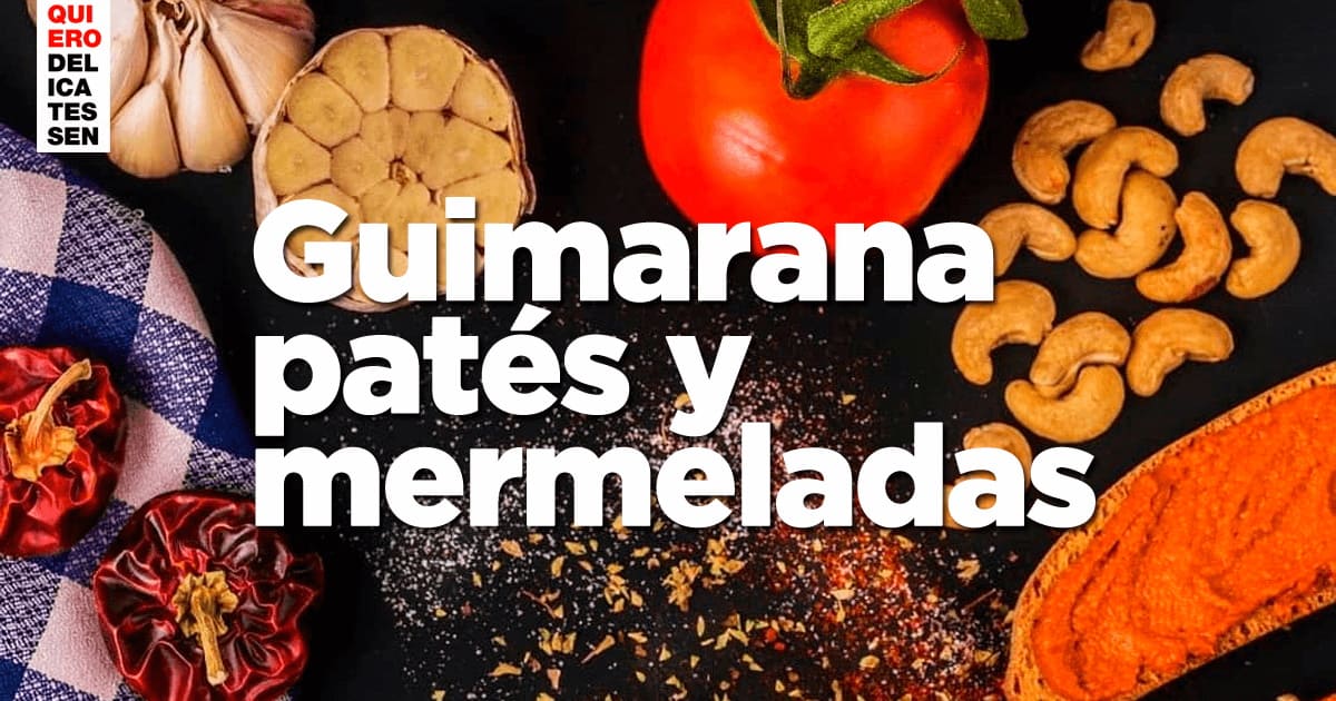 Fotografía de patés y mermeladas Guimarana. mermeladas y pates guimarana - veganos - vegetales - quiero delicatessen - alicante - guimarana alicante - guimarana productos