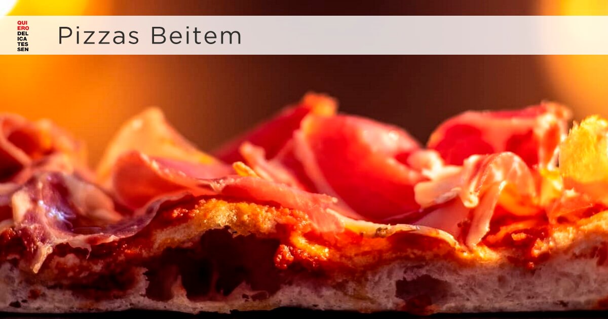 Fotografia de una pizza Beitem. pizzas beitem, pizza, alicante, villena, quiero, delicatessen. gourmet, pizza gourmet, pizza calidad, beitem