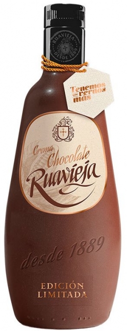 Licor Crema de Chocolate RUAVIEJA, 70 cl