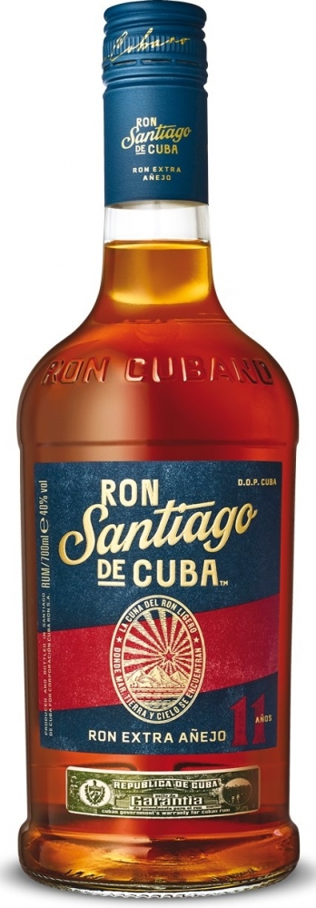 Ron Santiago de Cuba 11 Aos, 70 cl