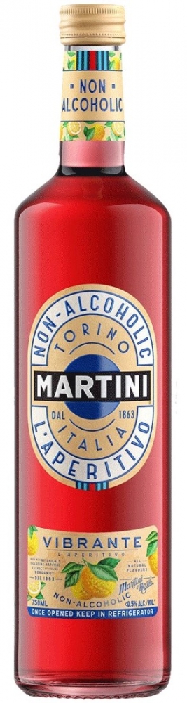 Martini Sin Alcohol Vibrante, 75 cl