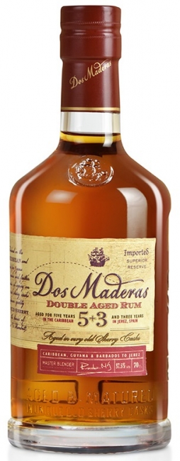 Ron Dos Maderas 5+3, 50 cl