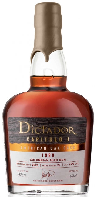 Ron Dictador American Oak Cask 1998, 70 cl