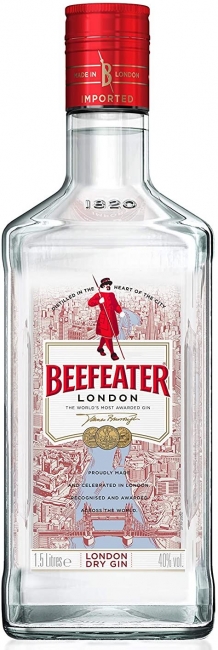 Botelln Ginebra Beefeater, 1,5 Litros