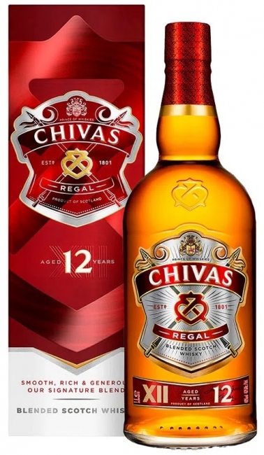 Whisky Chivas 12 aos, 1 Litro