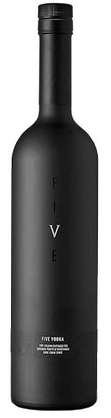 Vodka Five Bot. Negra, 70 cl