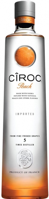 Vodka Ciroc Peach, 70 cl