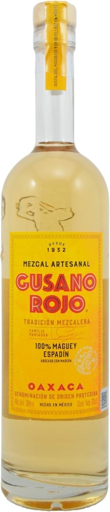 Mezcal Gusano Rojo, 70 cl