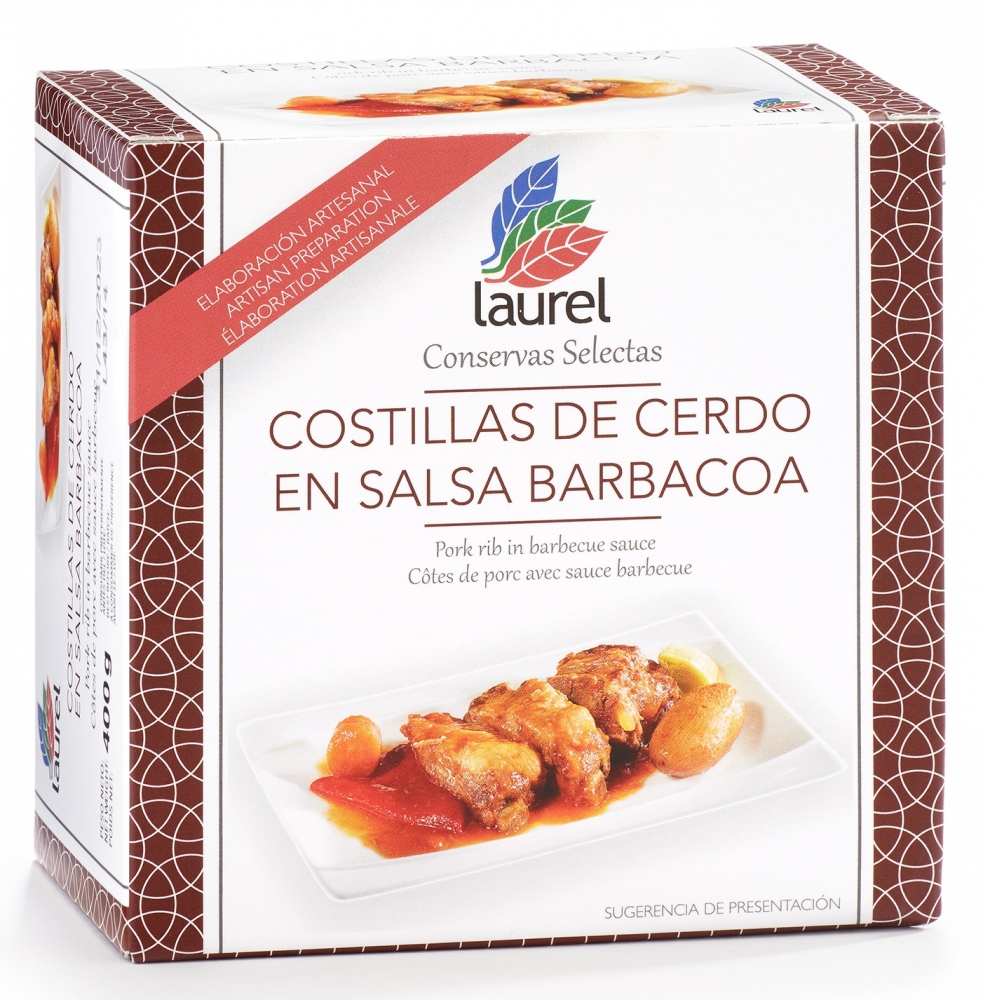 Costilla de Cerdo en Salsa Barbacoa LAUREL