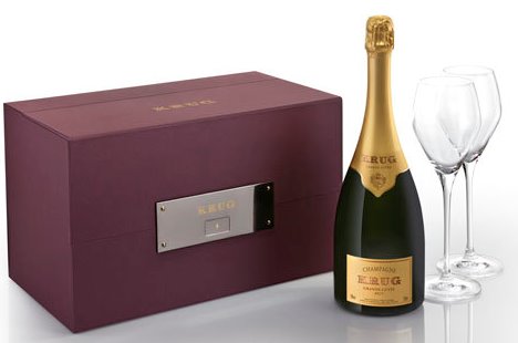 Champagne Krug Grande Cuve + Copas