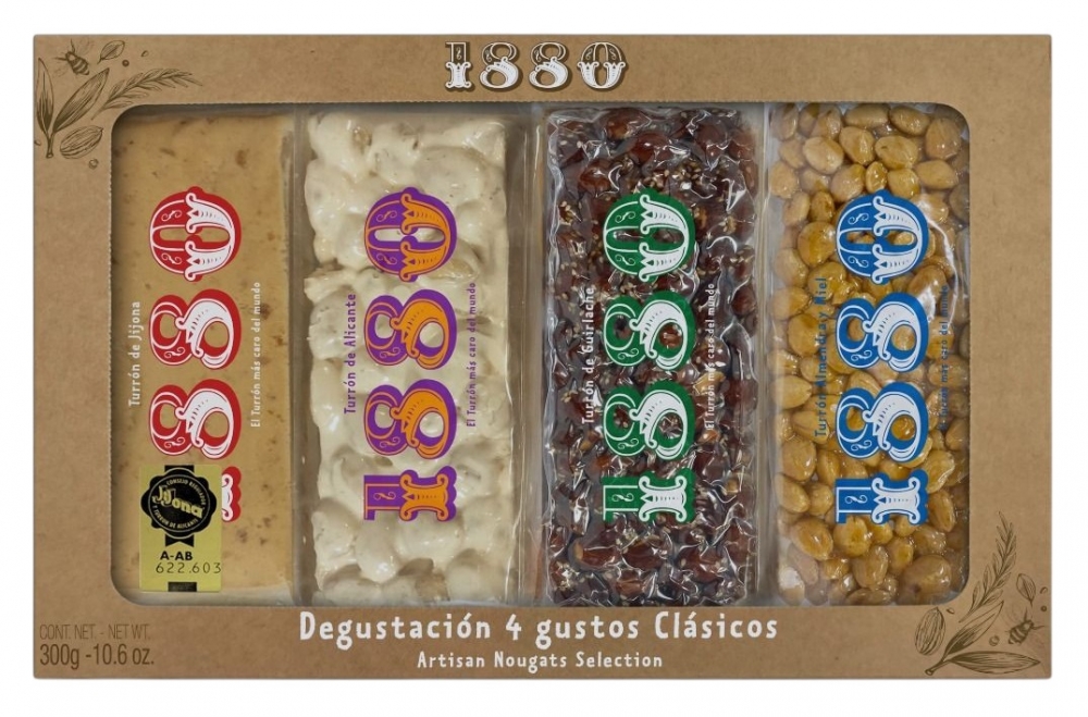 Degustacin Turrn 4 Sabores 1880