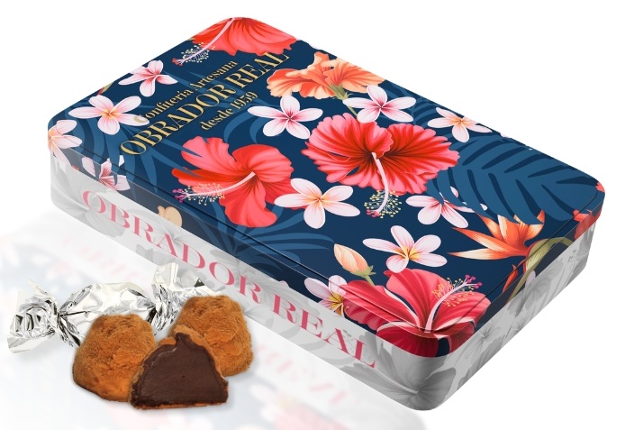 Lata 200 gr Trufas de Chocolate OBRADOR REAL