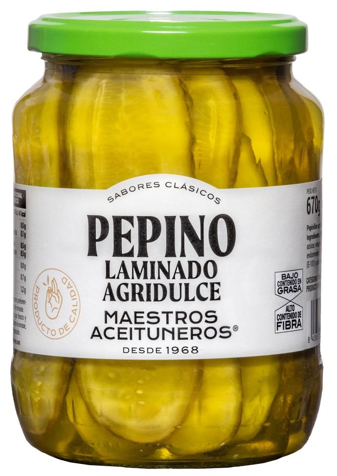 Pepino Laminado Agridulce MAESTROS ACEITUNEROS