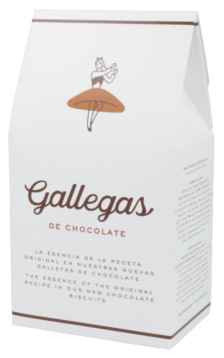 Galletas Gallegas de Chocolate, 75 gr