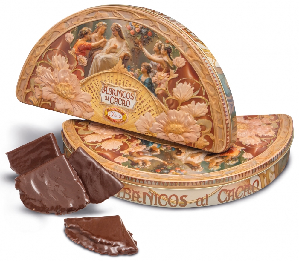 Lata Abanicos Artesanos al Cacao LA ABUELA ASUNCIN