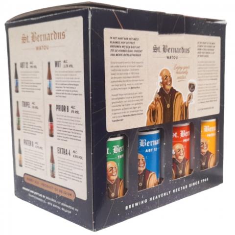 Estuche 6 Cervezas St. Bernardus + 2 Vasos