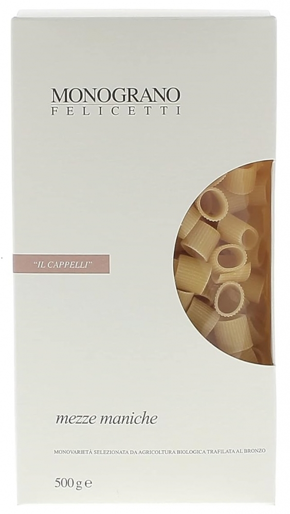 Mezze Maniche Monograno Cappelli, 500 gr