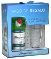 Estuche Tanqueray Sin Alcohol 0.0 + Vaso, 70 cl
