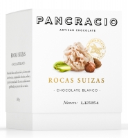 Rocas de Chocolate Blanco, Almendras, Avellanas y Pistachos PANCRACIO