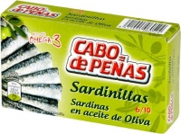 Sardinilla Aceite de Oliva CABO PEAS 10/14
