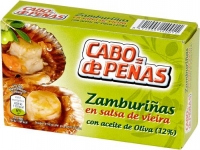 Zamburias en Salsa Vieira CABO PEAS