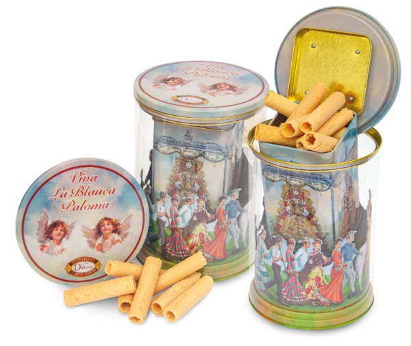 Lata Rociera con Mini Barquillos de Canela LA ABUELA ASUNCIN