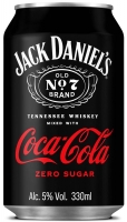Whisky Jacks Daniels con Coca Cola Zero