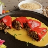 Pimientos Rellenos Vegano en Salsa de Curry LUKAN GOURMET